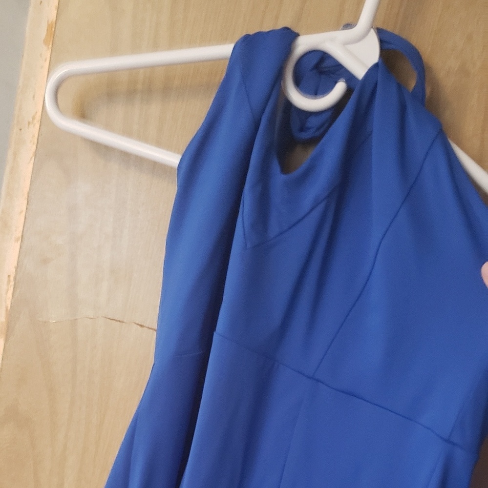 Blue dress